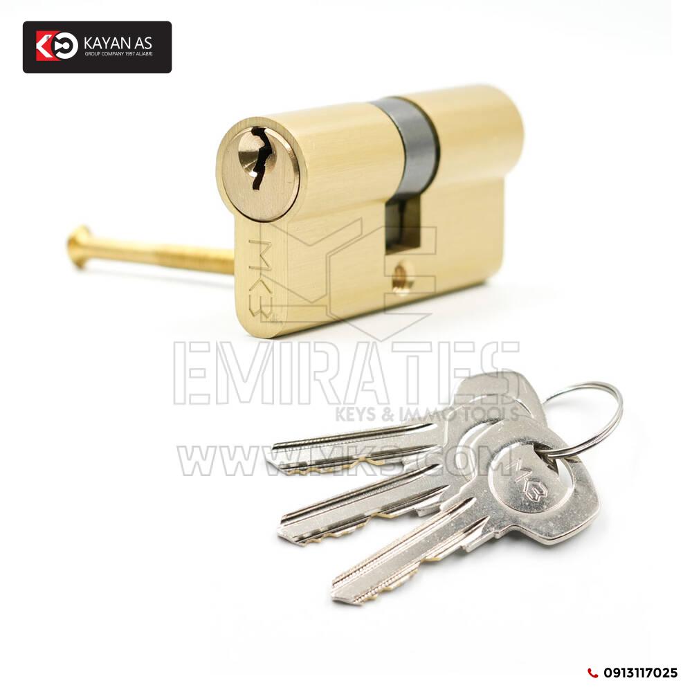 أسطوانة نحاس نقي مع 3 قطع مفاتيح نحاس عادي مقاس PB 60 مم - الصورة 2