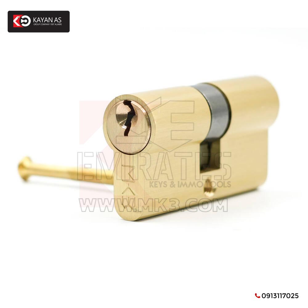 أسطوانة نحاس نقي مع 3 قطع مفاتيح نحاس عادي مقاس PB 60 مم