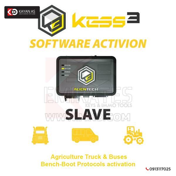Alientech KESS3SA007 KESS3 تنشيط بروتوكولات شاحنات وحافلات الزراعة الرقيق