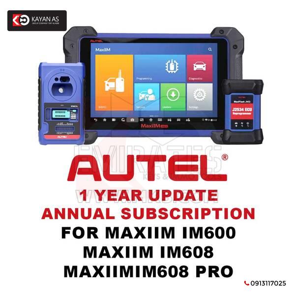 اشتراك التحديث لمدة عام في Autel لـ MaxiIM IM600 و IM608 و IM608 Pro