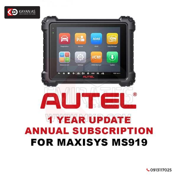 اشتراك التحديث لمدة عام في Autel لـ MaxiSYS MS919