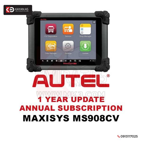 Autel MaxiSYS MS908CV OBD2 الماسح التشخيصي للخدمة الشاقة اشتراك لمدة عام واحد
