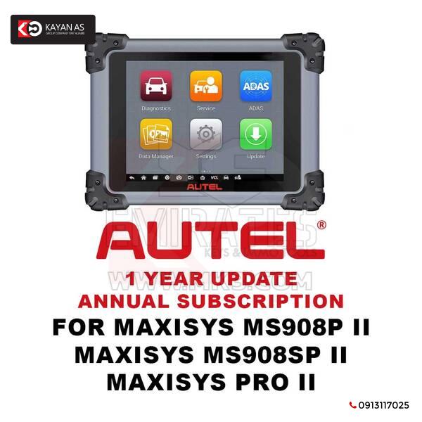 تحديث الاشتراك لمدة عام واحد من Autel MaxiSys MS908P II وMaxiSys MS908SP II وMaxiSys Pro II