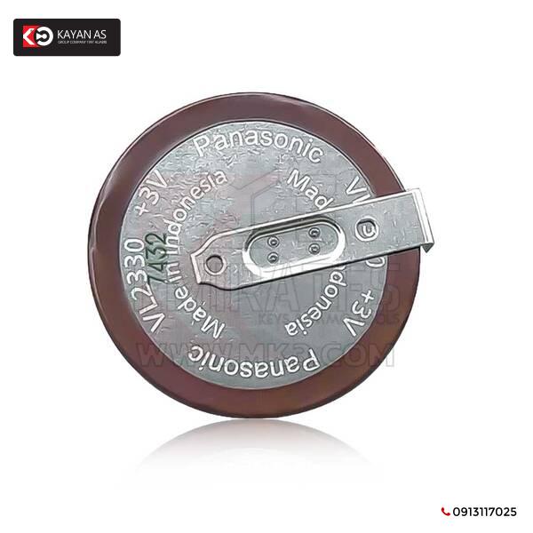 باناسونيك VL2330 بطارية أصلية قابلة لإعادة الشحن لاند روفر رينج روفر فورد مفتاح بعيد 180 درجة