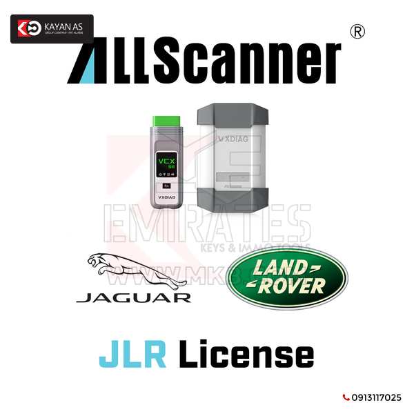 جميع تراخيص الماسح الضوئي JLR لأداة التشخيص VCX-DoIP / VCX SE