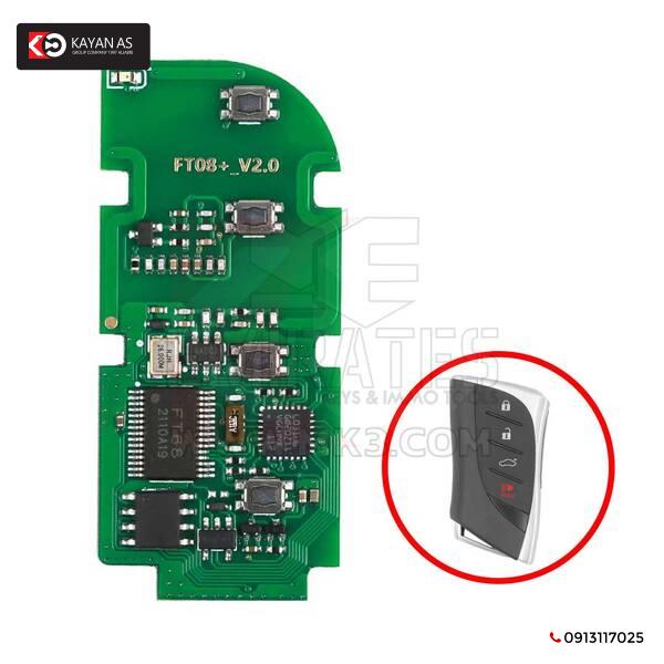 Lonsdor FT08-PH0440B 312/314 MHz Lexus Smart Key PCB تردد التبديل