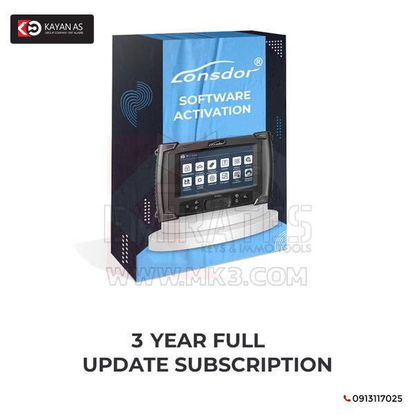 اشتراك التحديث الكامل لجهاز Lonsdor K518ISE و K518ME و K518TUR لمدة 3 سنوات