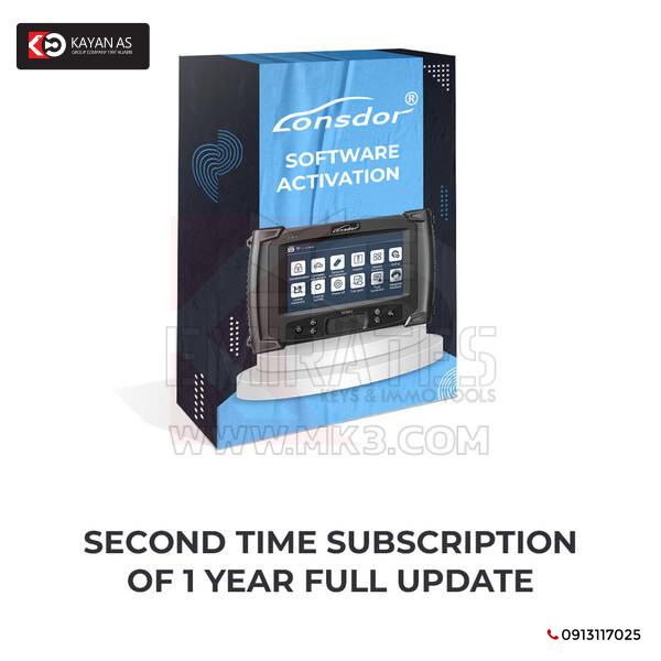 اشتراك Lonsdor K518ISE و K518ME و K518TUR للمرة الثانية لتحديث كامل لمدة عام واحد