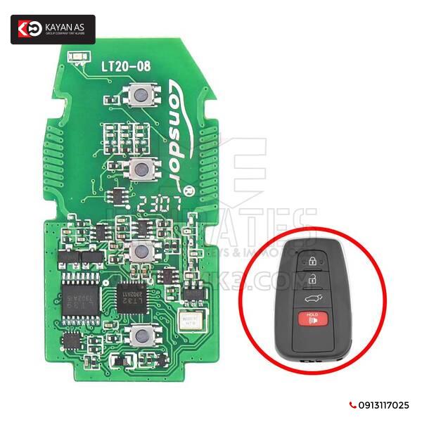 Lonsdor LT20-08NJ Universal Smart Remote PCB 8A لتويوتا 4 زر 433/315 ميجاهرتز