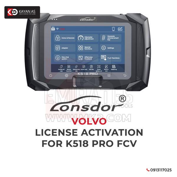 Lonsdor - تفعيل ترخيص فولفو لـ K518 Pro FCV
