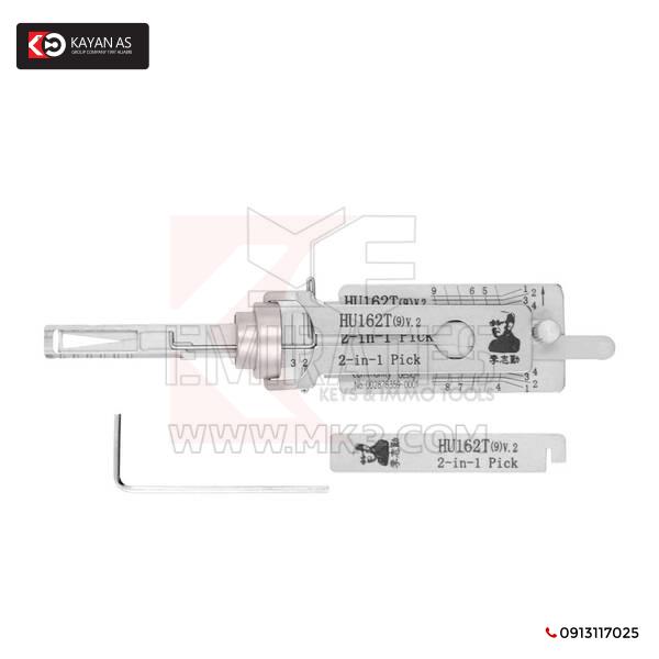 جهاز فك التشفير الأصلي Lishi HU162T(9)V.2 2 في 1 واختيار VAG 2015