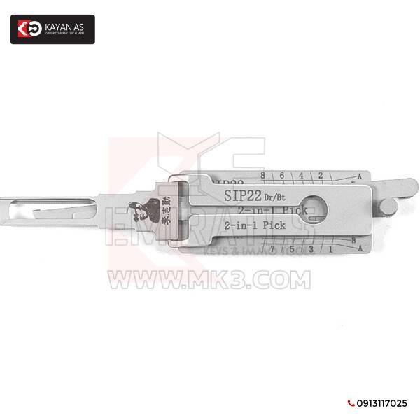 أداة فك التشفير الأصلية Lishi 2-in-1 SIP22-TL-AG