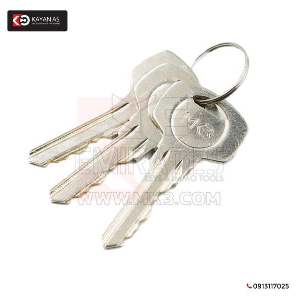 أسطوانة نحاس نقي مع 3 قطع مفاتيح نحاس عادي مقاس PB 70 مم - الصورة 4