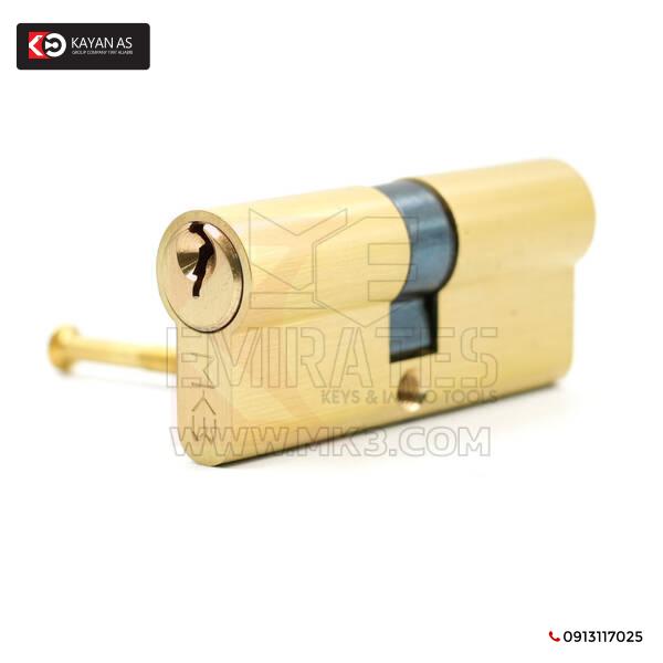 أسطوانة نحاس نقي مع 3 قطع مفاتيح نحاس عادي مقاس PB 70 مم