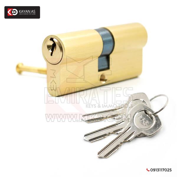 أسطوانة نحاس نقي مع 3 قطع مفاتيح نحاس عادي مقاس PB 70 مم - الصورة 4