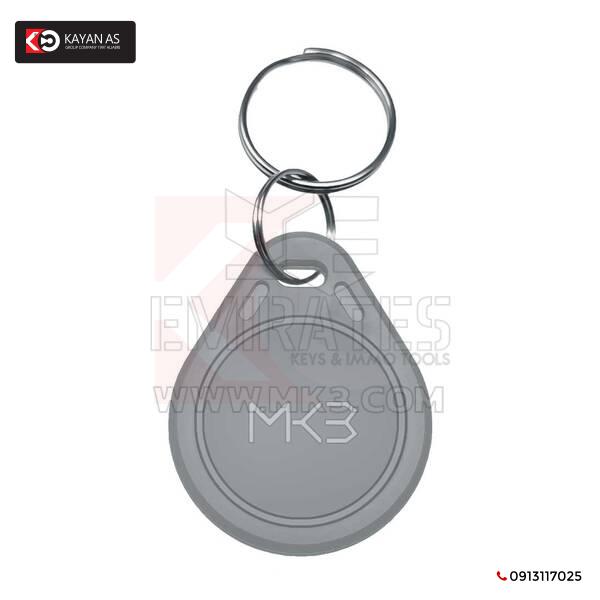⁦200x RFID 125KHz KEY FOB Proximity T5577 رمادي اللون وآلة نسخ محمولة مجانية⁩ - الصورة ⁦3⁩