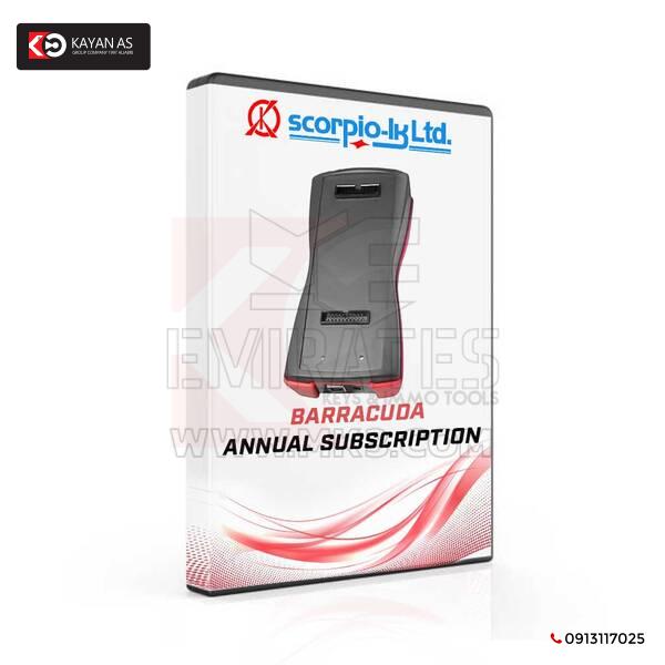 الاشتراك السنوي في Scorpio-lk Barracuda