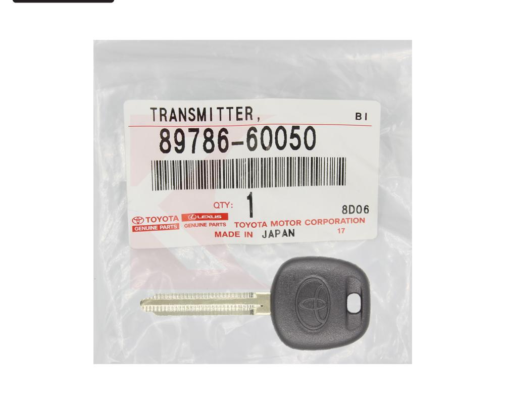 تويوتا 4C مفتاح مستجيب أصلي 89786-60050